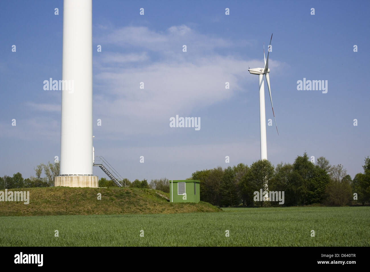 wind power station Stock Photo