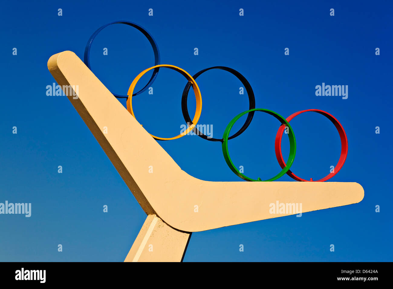 Ballarat australia olympic rings monument hires stock photography and