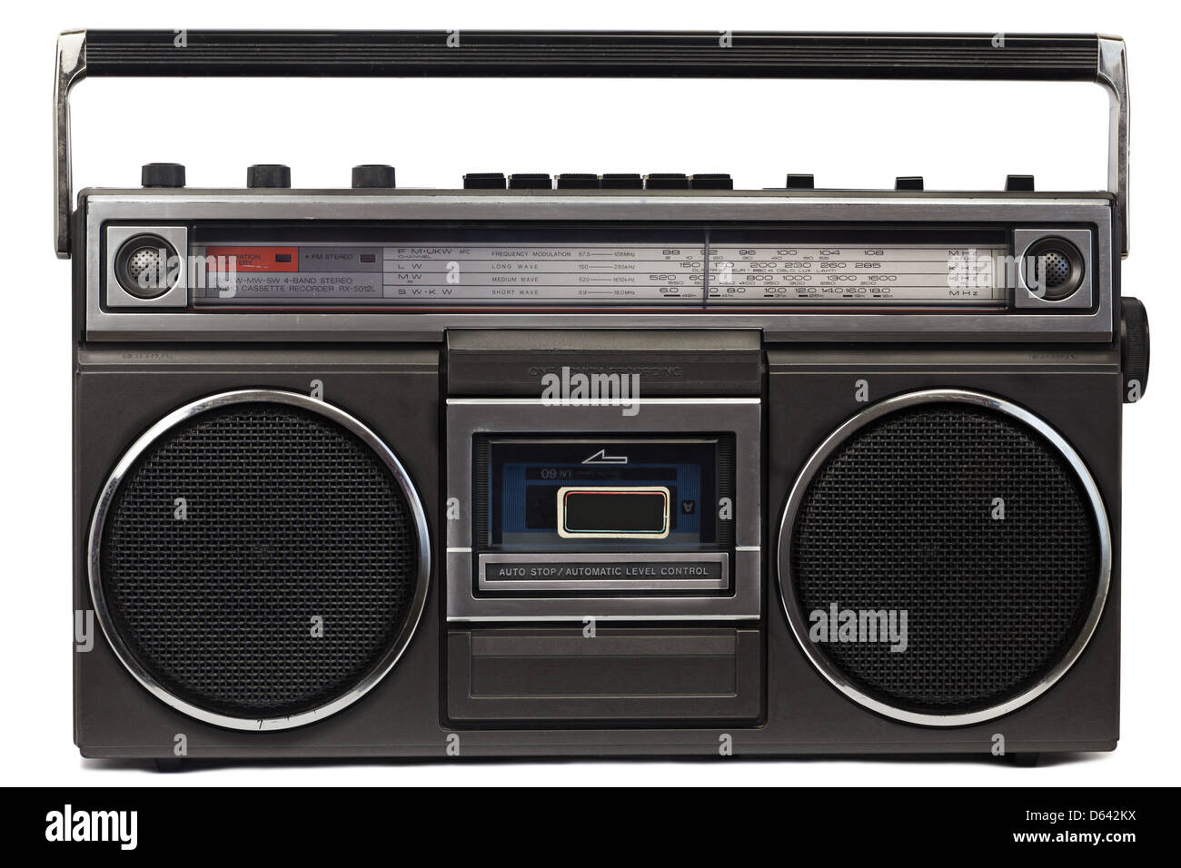 Cassette deck with radio and recorder Stock Photo - Alamy