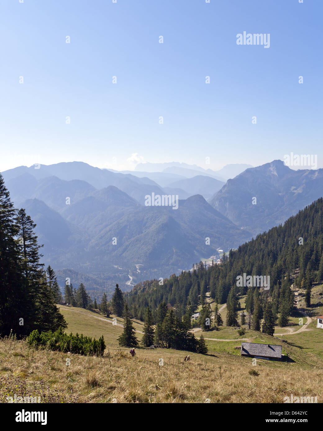 landscape in Bavaria Stock Photo