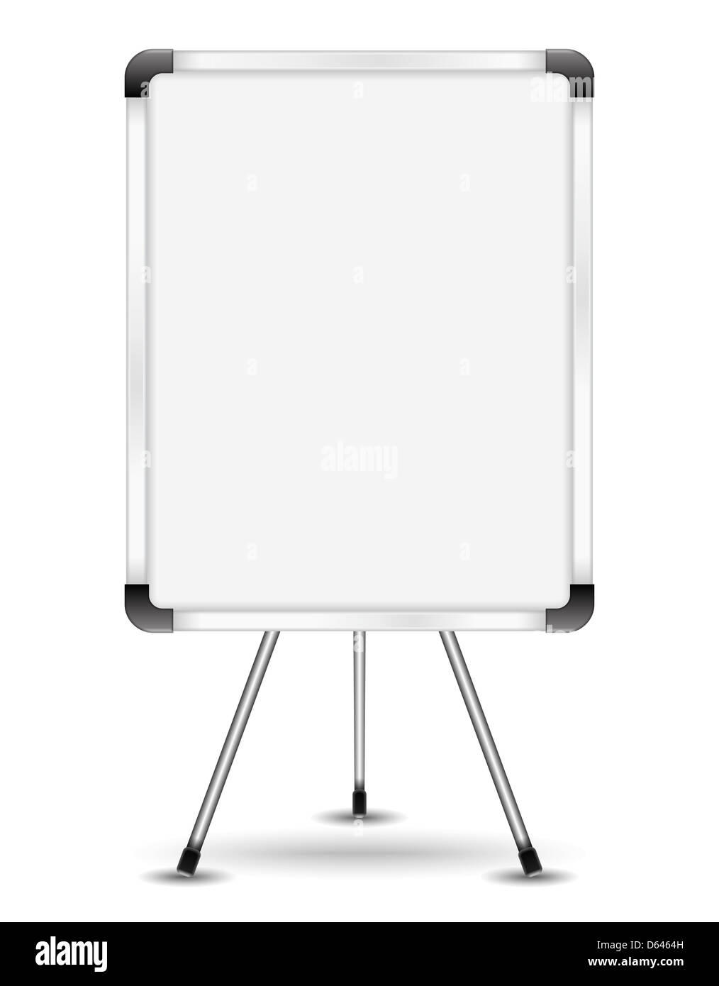Blank flip chart Black and White Stock Photos & Images Alamy