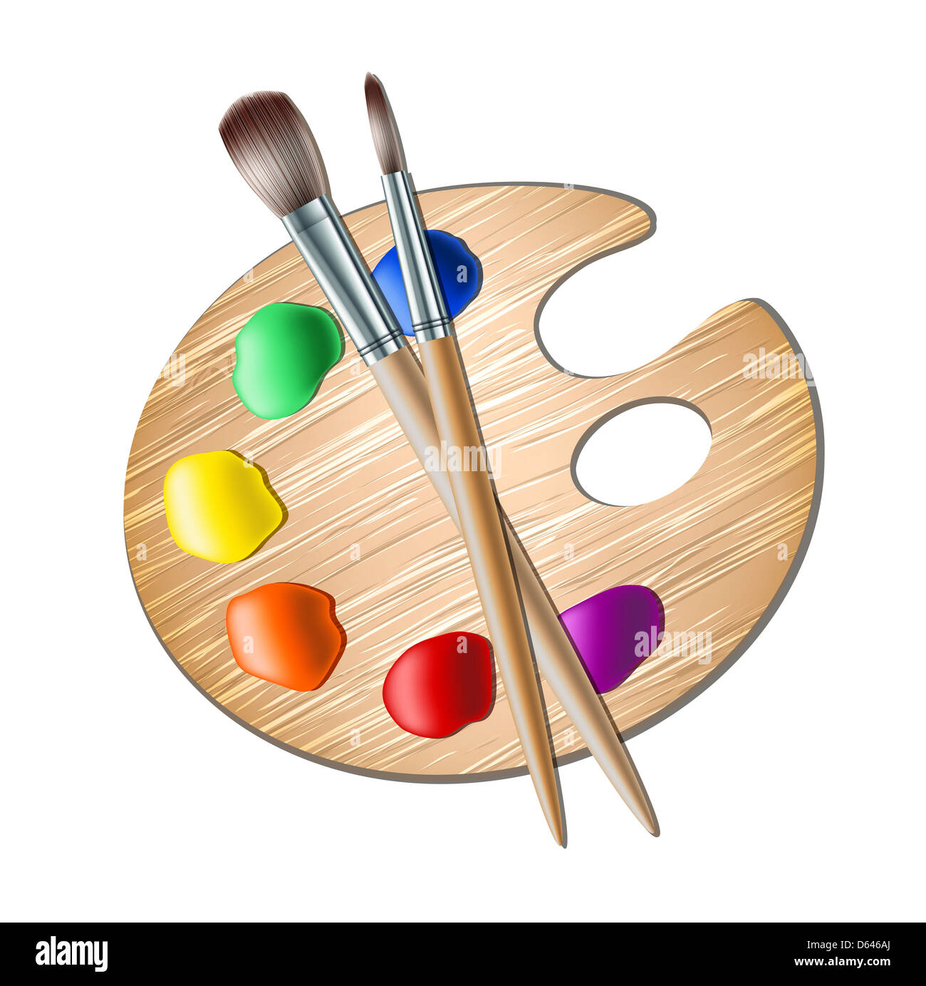 art palette drawing