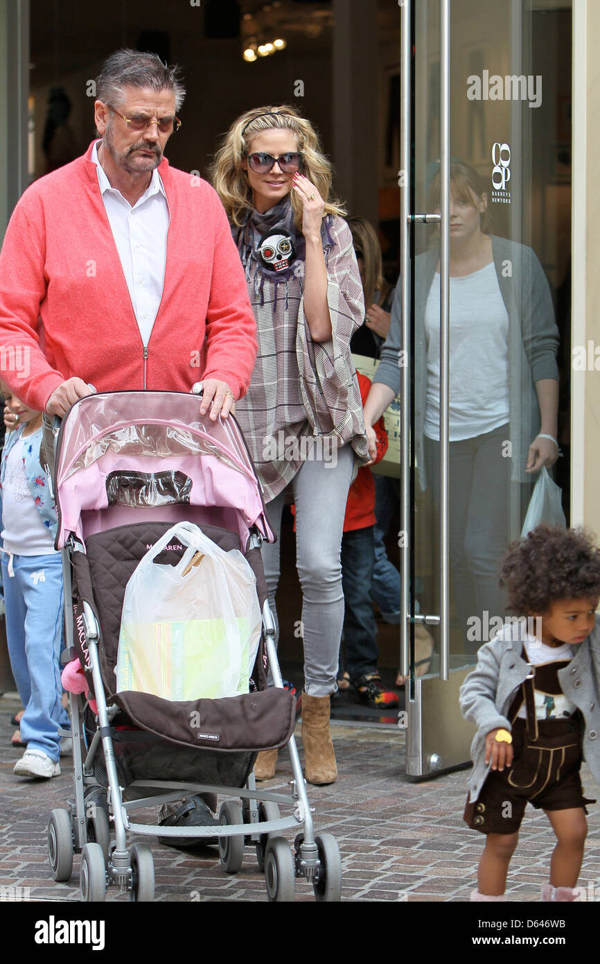 Guenther Klum, Heidi Klum, Lou Sulola Samuel Heidi Klum along with her