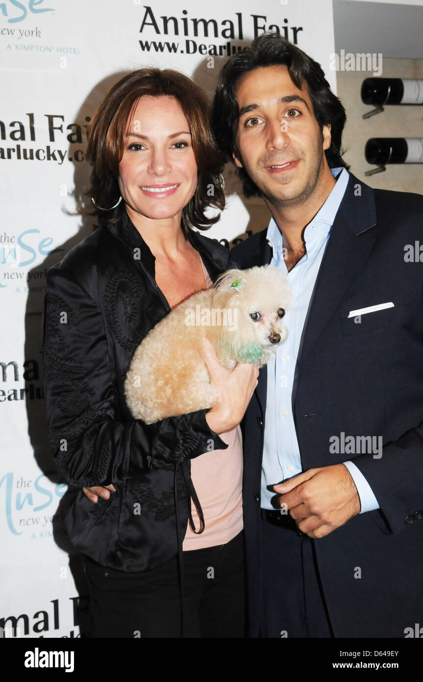 LuAnn de Lesseps and Jacques Azoulay St. Pawtricks Yappy Hour