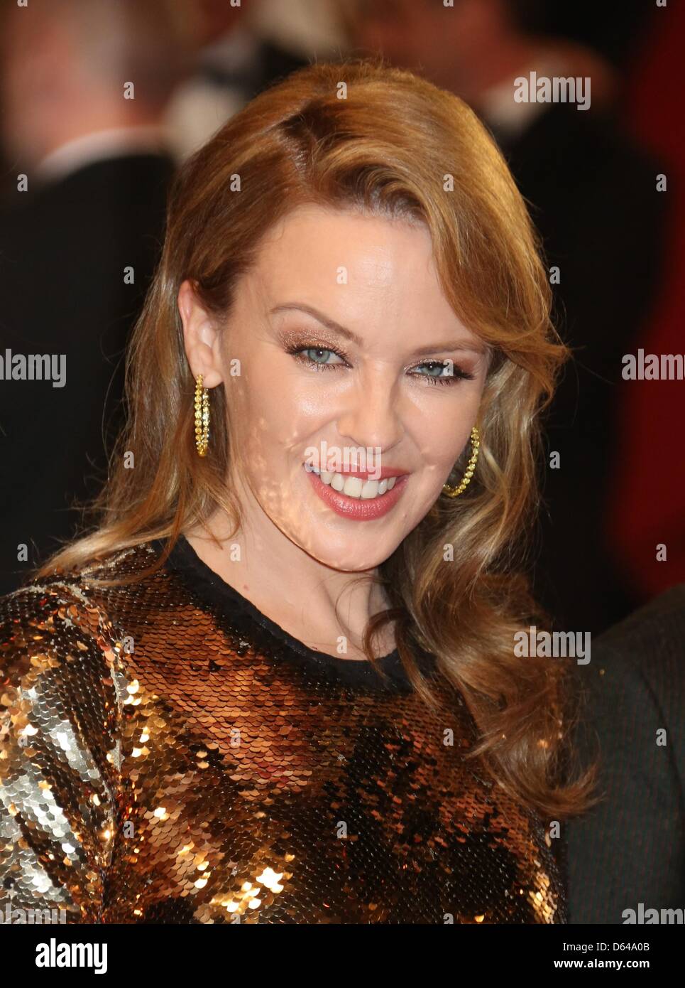 Singer/actress Kylie Minogue arrives at the premiere of 