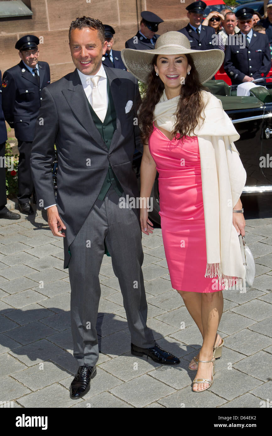 Count Patrick von Faber-Castell and his wife, actress Mariella Countess ...