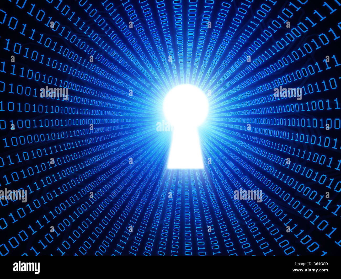 Data security, conceptual artwork Stock Photo