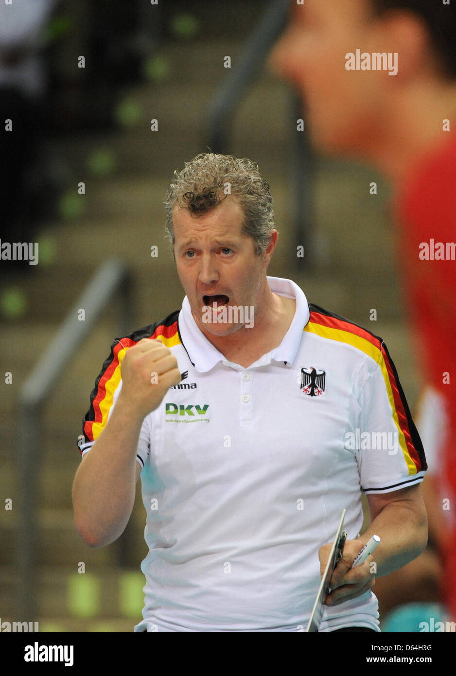 The Coach Of The German Volleyball Team Vital Heynen Is Pictured Stock Photo Alamy