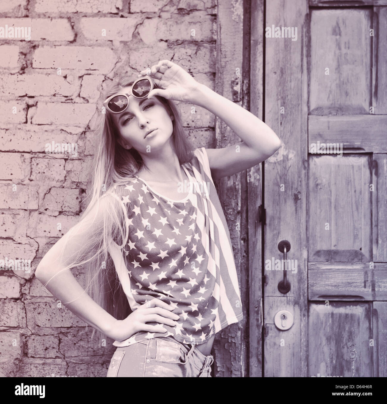 Girl Screaming Retro High Resolution Stock Photography and Images - Alamy