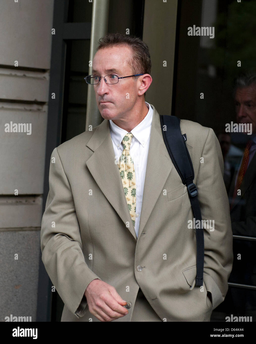 Brian McNamee departs at U.S. District Court in Washington, D.C