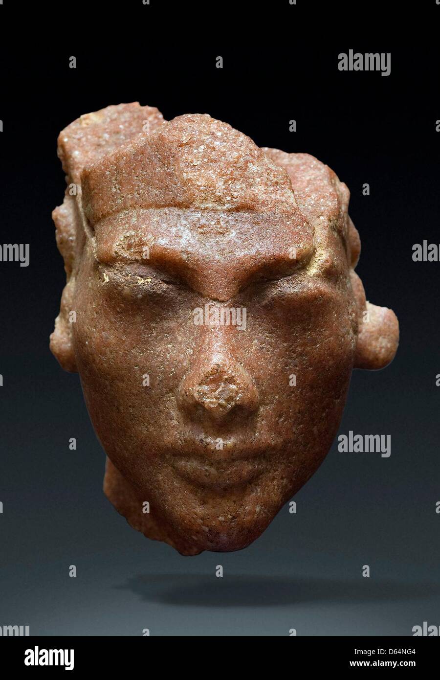 HANDOUT A handout picture shows the quarzite head of the famous