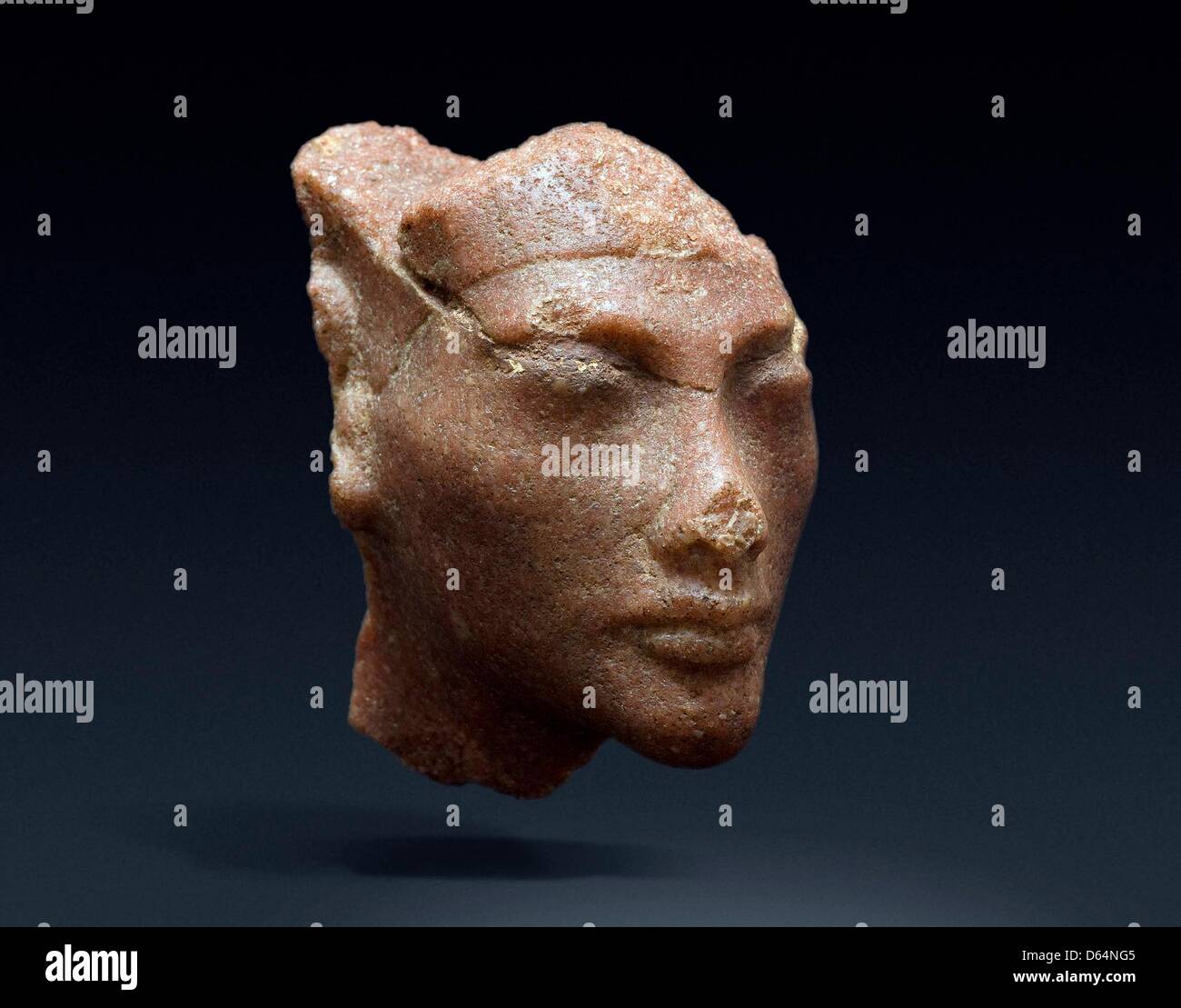 HANDOUT A handout picture shows the quarzite head of the famous