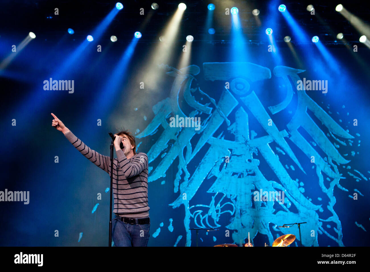 Singer Of The German Band Die Toten Hosen Campino Peforms On Stage Stock Photo Alamy