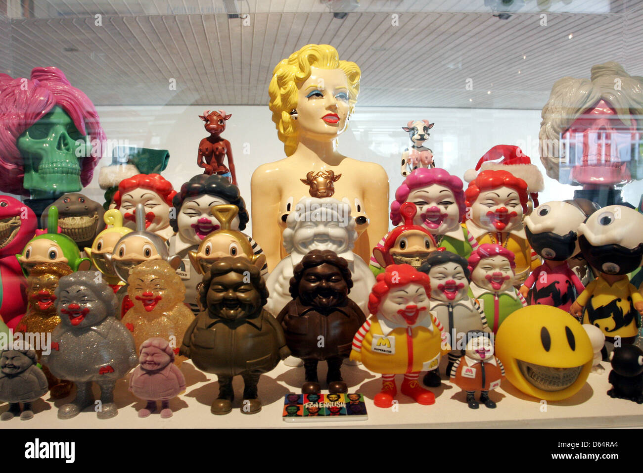 Items of the exhibition 'Art & Toys' of the collection of Selim Varol are features at the gallery me Collectors Room in Berlin, Germany, 24 May 2012. Photo: XAMAX Stock Photo