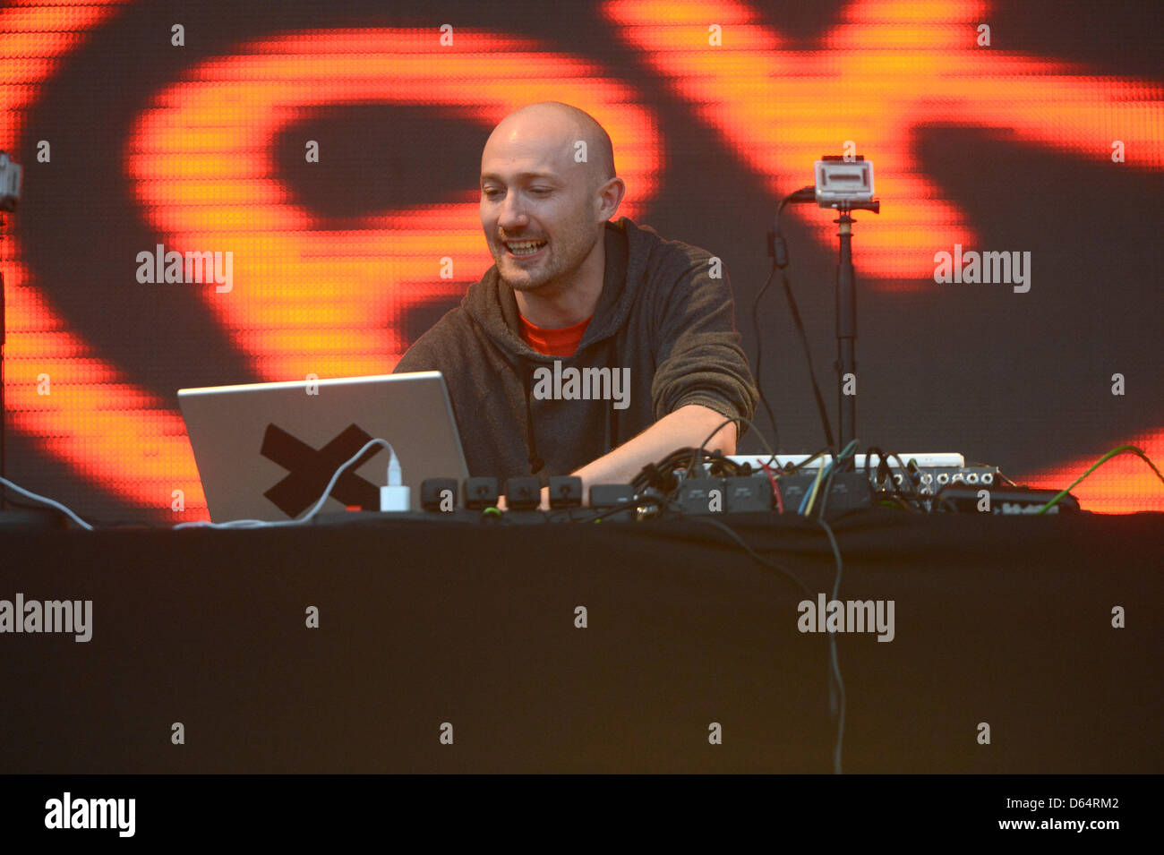German DJ legend Paul Kalkbrenner performs at an open air event at  Koenigsplatz in Munich, Germany, 03 June 2012. Known for his movie 'Berlin  Calling' or songs such as 'Sky and Sand'
