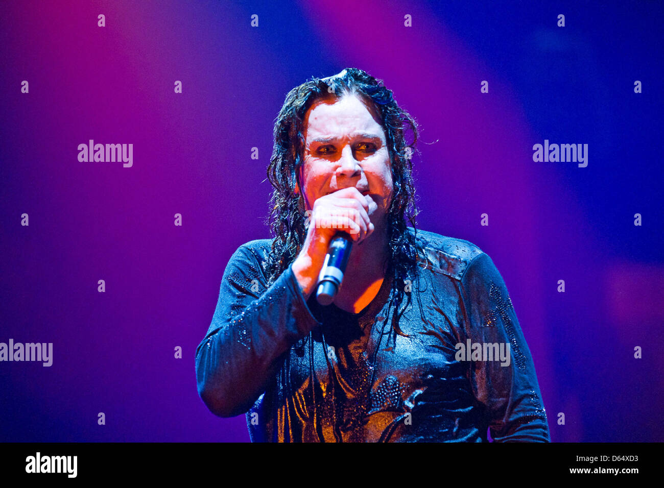 British rock musician Ozzy Osbourne performs at Westfalenhalled in Dortmund, Germany, 04 June 2012. The concert was a replacement for the cancelled Black Sabbath Tour. Photo: Revierfoto Stock Photo