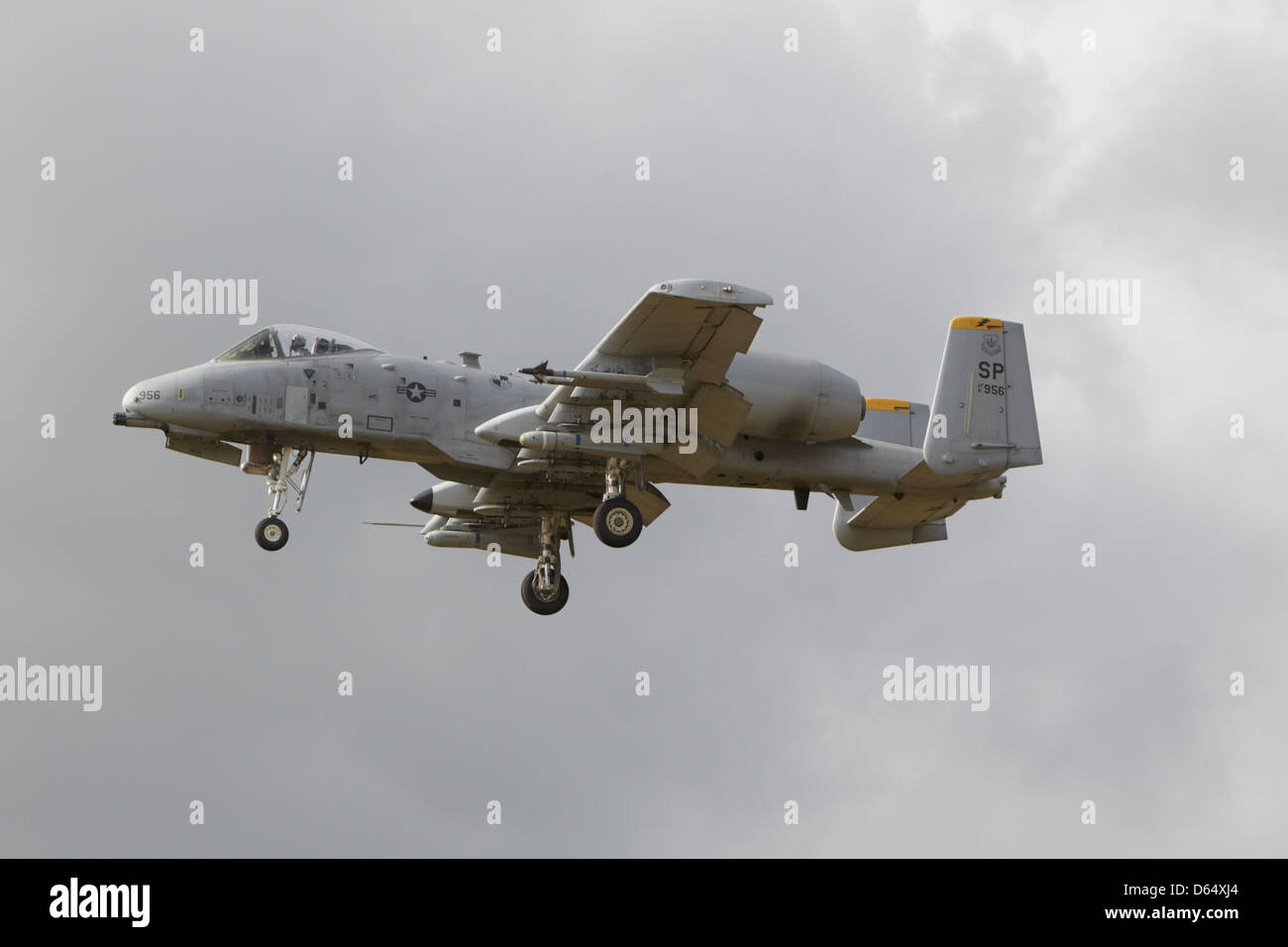 A-10A Warthog postcard Fairchild Republic A-10 Thunderbolt II *03a