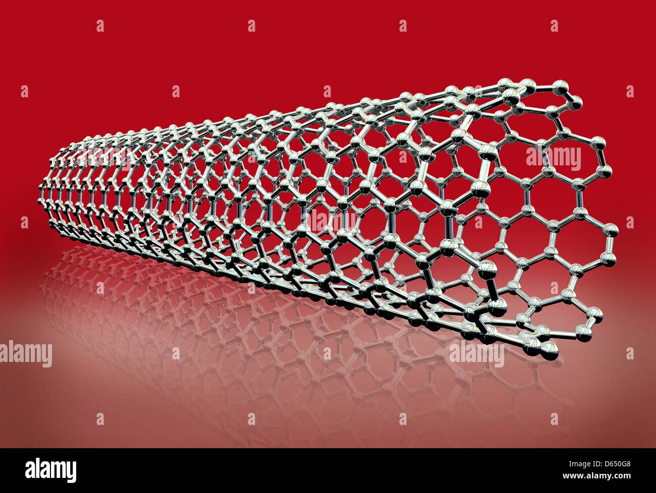 Carbon nanotube, artwork Stock Photo Alamy