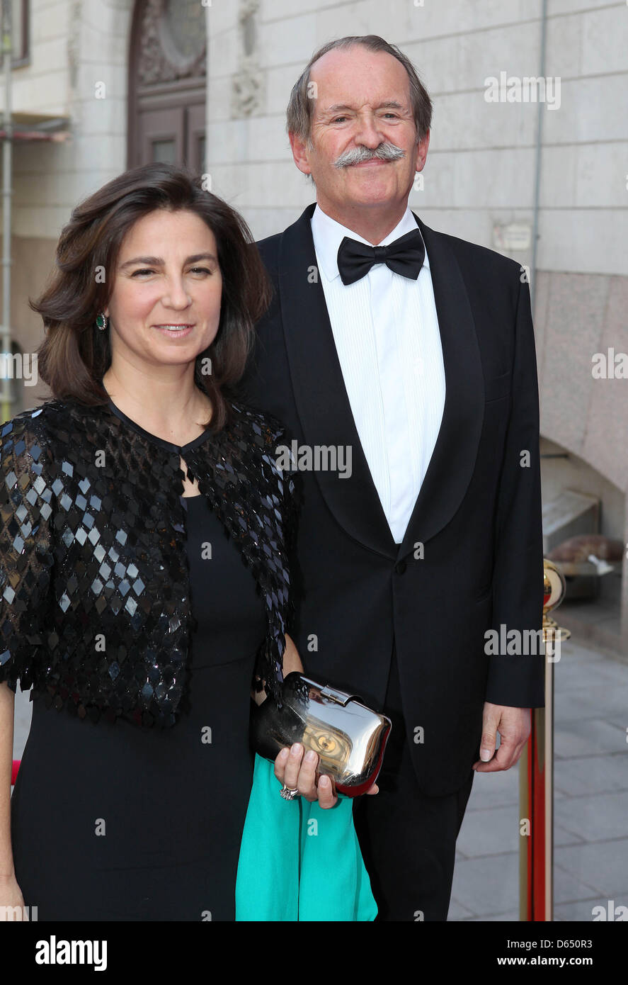 Duarte Pio, Duke of Braganza and Isabel, Duchess of Braganza, arrives for  the opening of Marianne & Sigvard Bernadotte Art Awards Gala 2012 in  Stockholm, Sweden, 07 June 2012. Photo: Albert Nieboer /