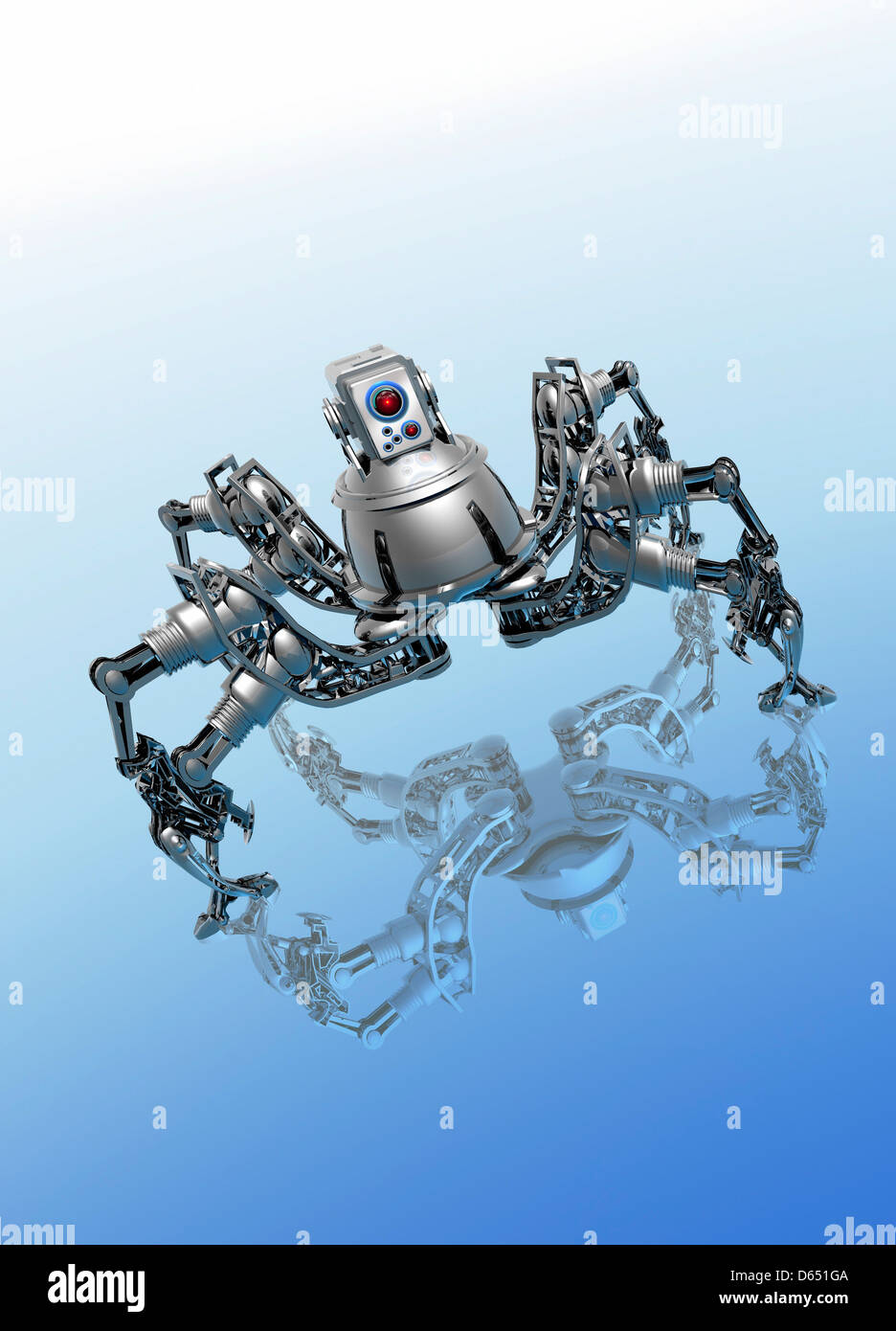 Microrobot, conceptual artwork Stock Photo
