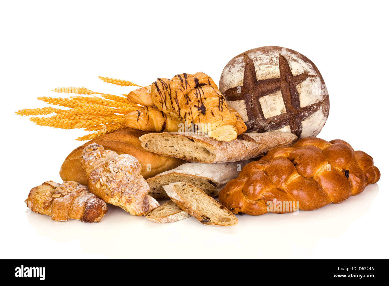 group of different bread products Stock Photo Alamy