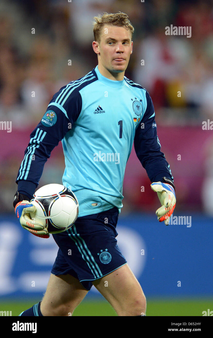 adidas EURO2012 ドイツ代表 #1 NEUER Germany's goalkeeper Manuel Neuer holds the ball during UEFA EURO