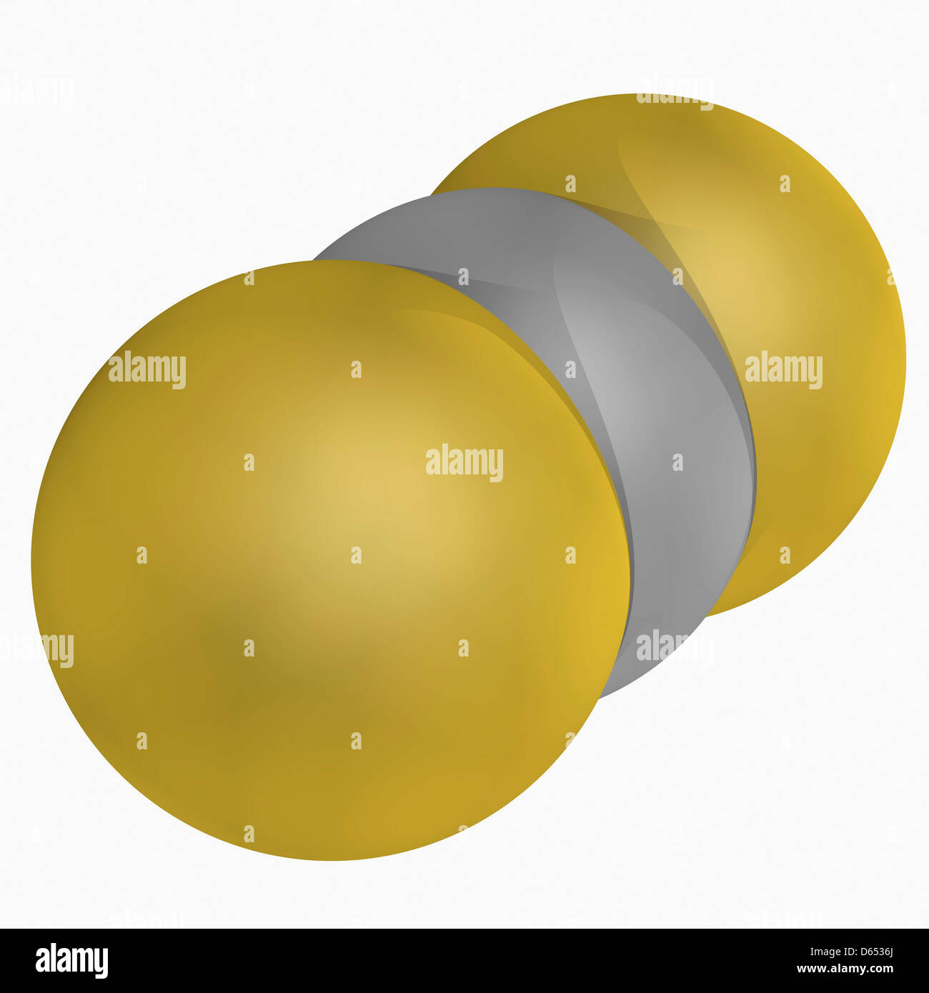 Carbon disulfide molecule Stock Photo Alamy