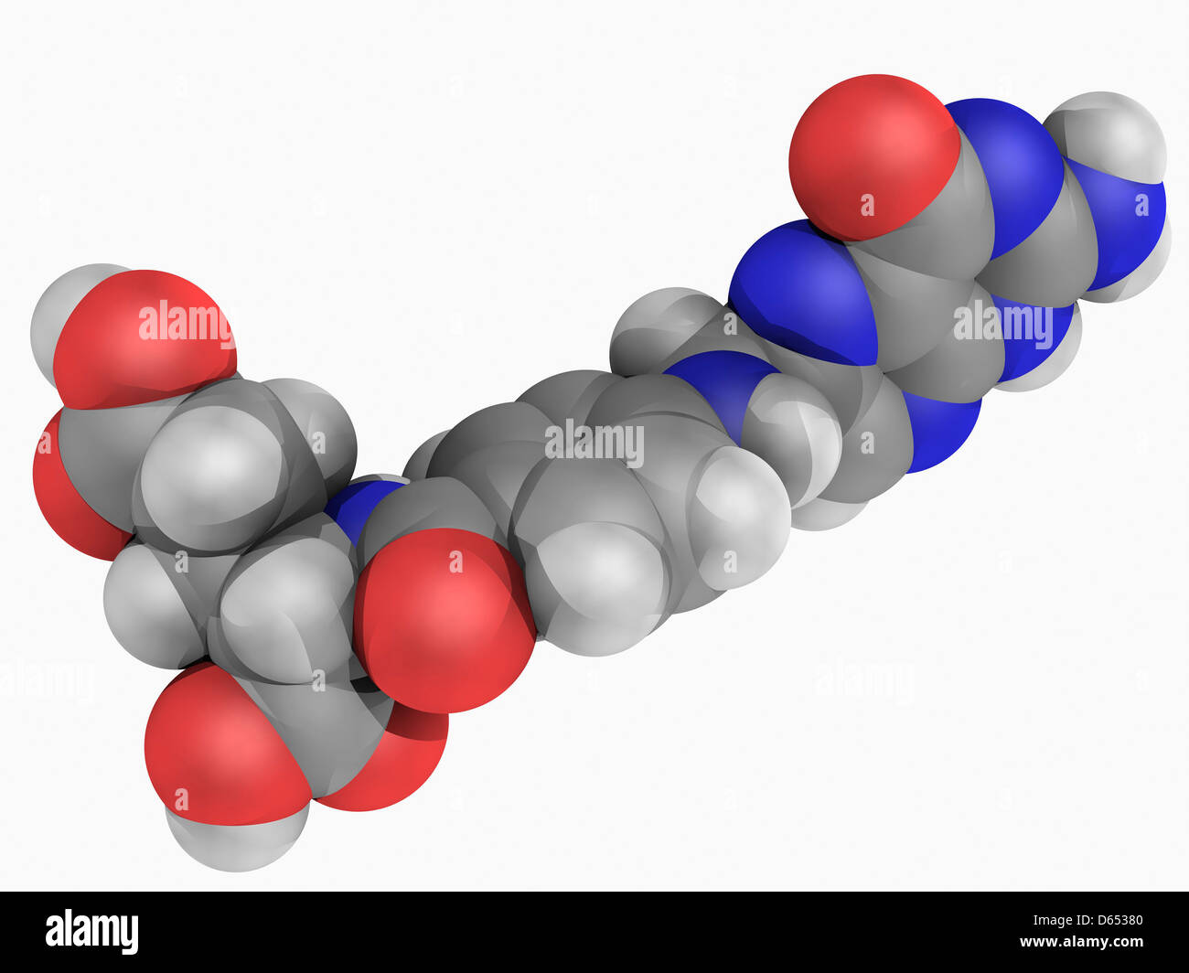 Folic acid vitamin B9 molecule Stock Photo Alamy