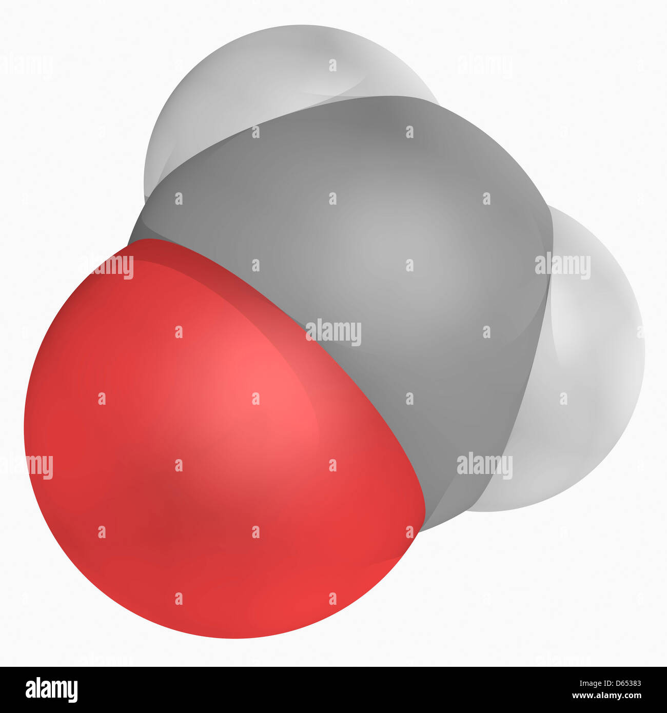 Formaldehyde molecule Stock Photo - Alamy