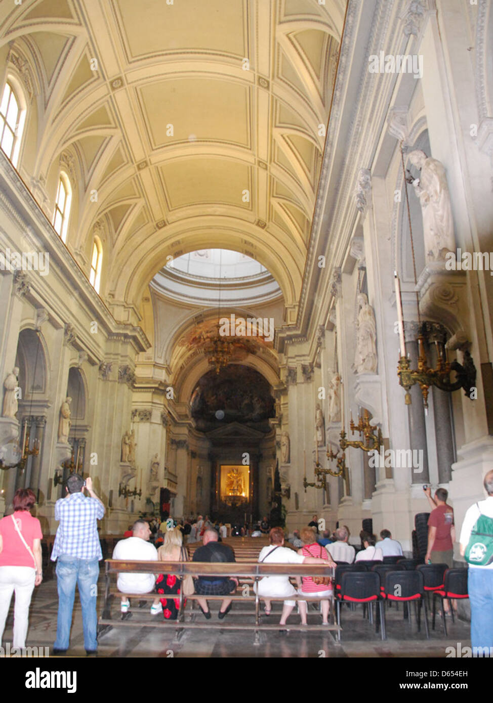The Palermo Cathedral in Sicily, Italy, is known for its stunning ...