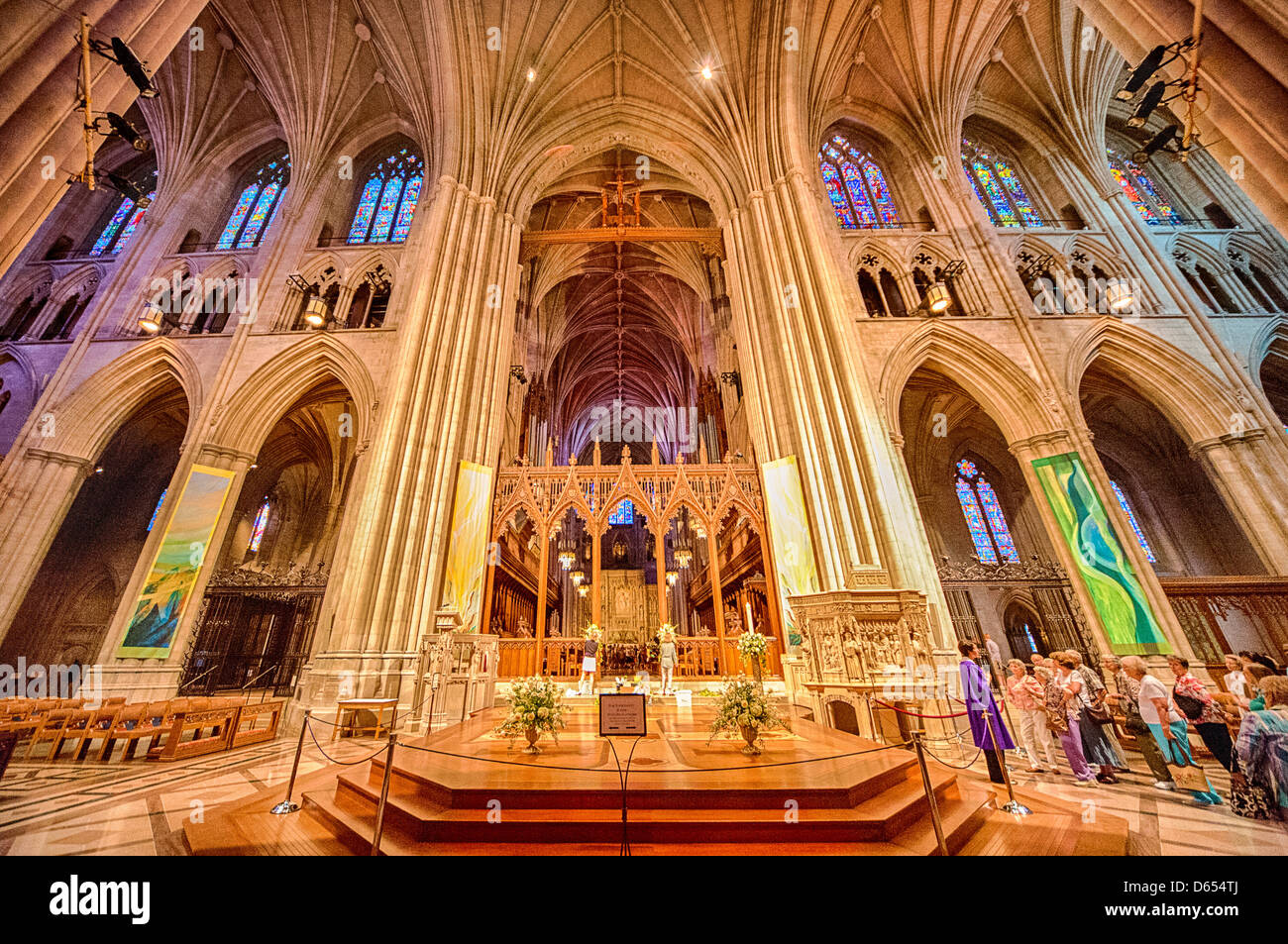 Washington National Cathedral in Washington DC Stock Photo