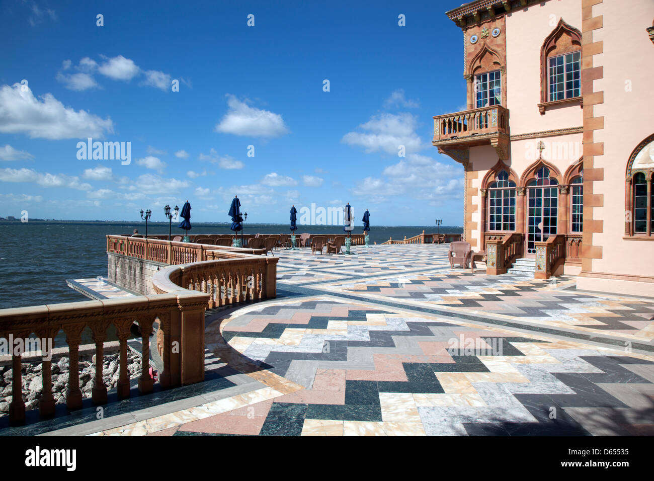 John and Mable Ringling Art Museum Gallery Ca’ d’zan Mansion Stock Photo