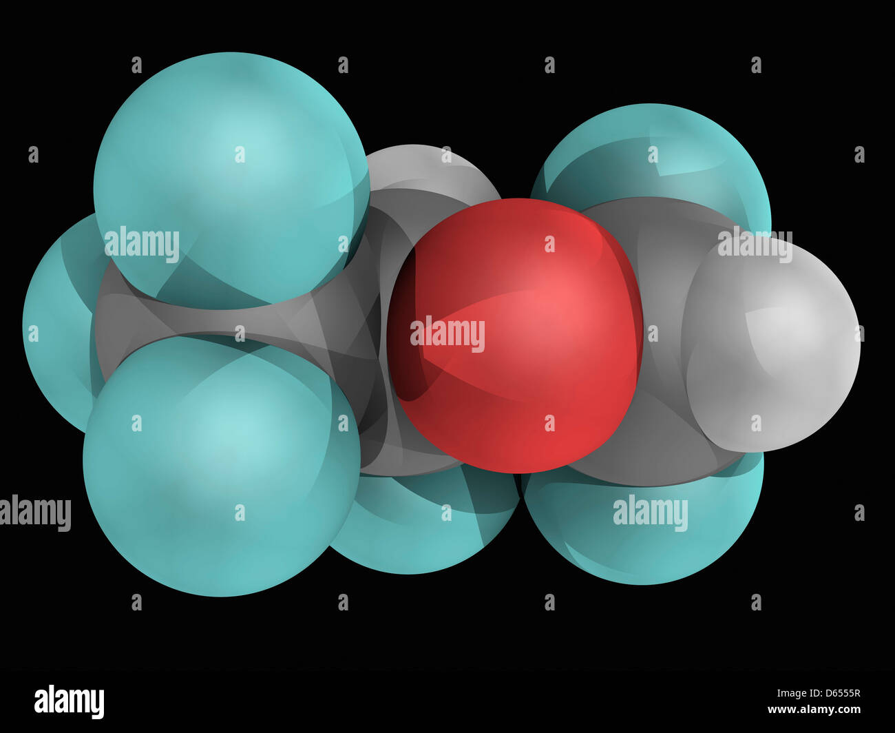 Desflurane molecule Stock Photo Alamy