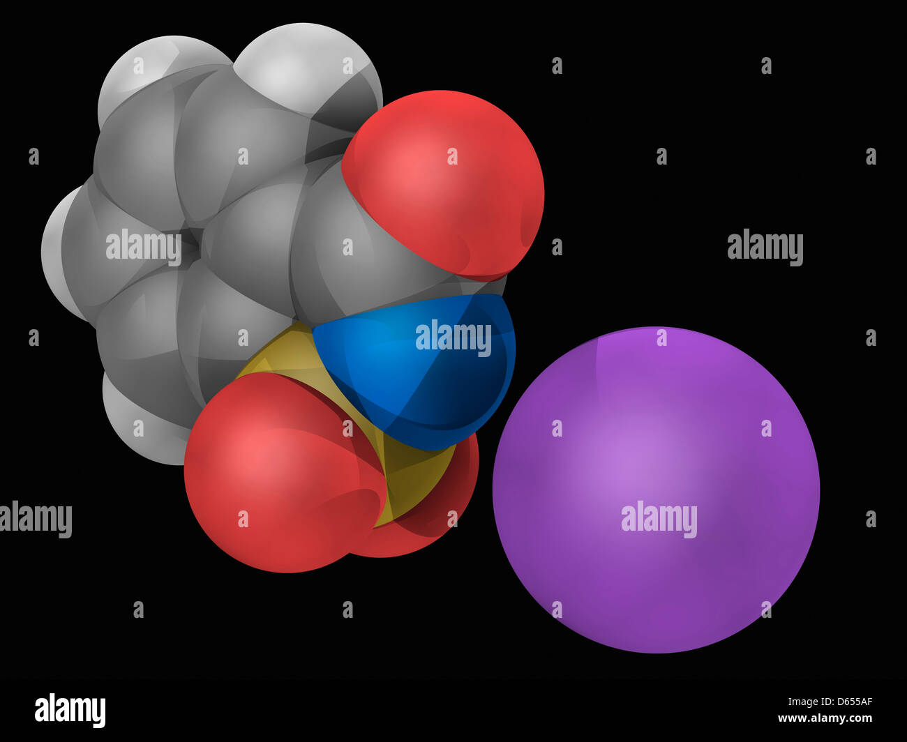 Saccharin molecule Stock Photo Alamy