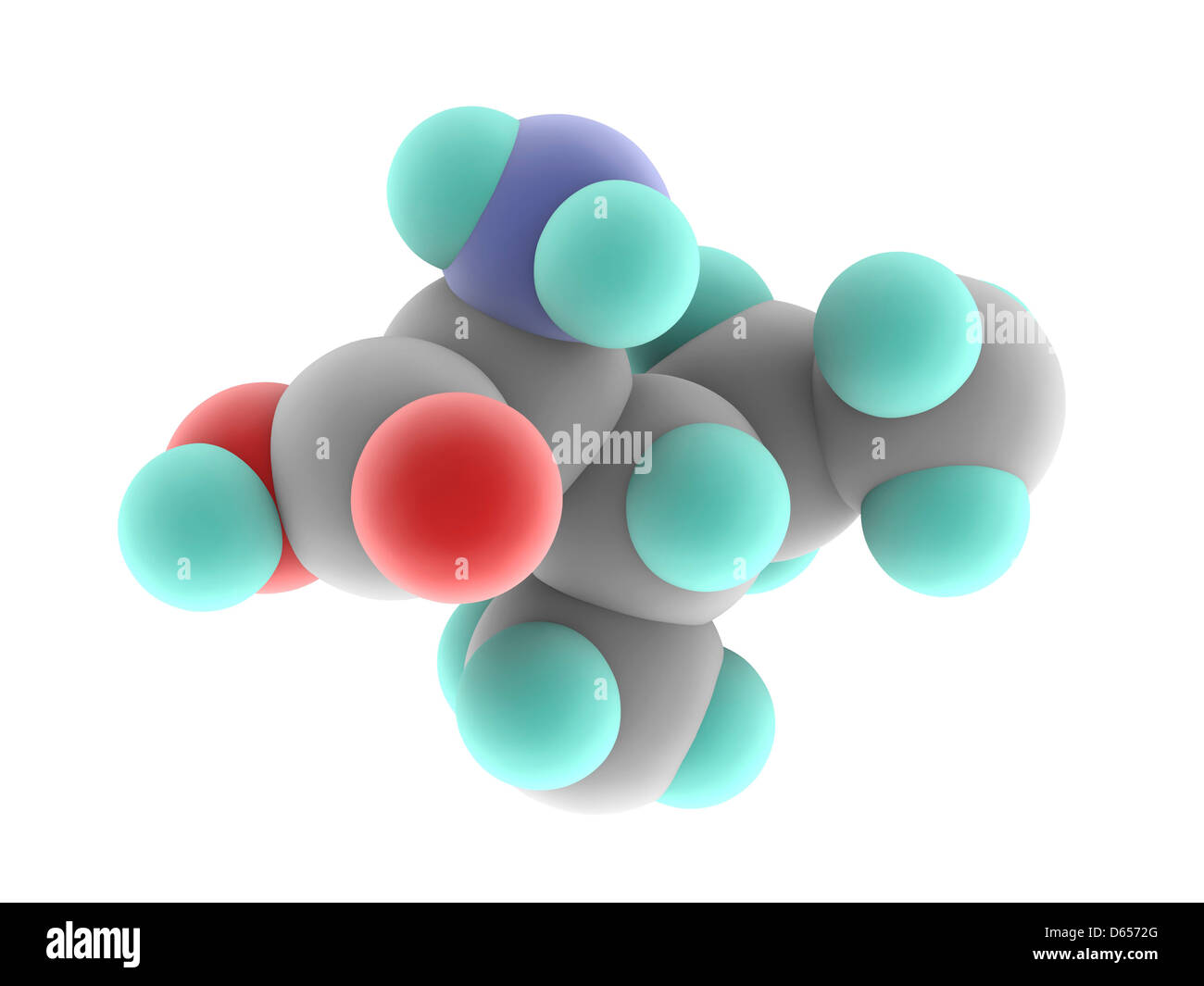 Isoleucine molecule Stock Photo
