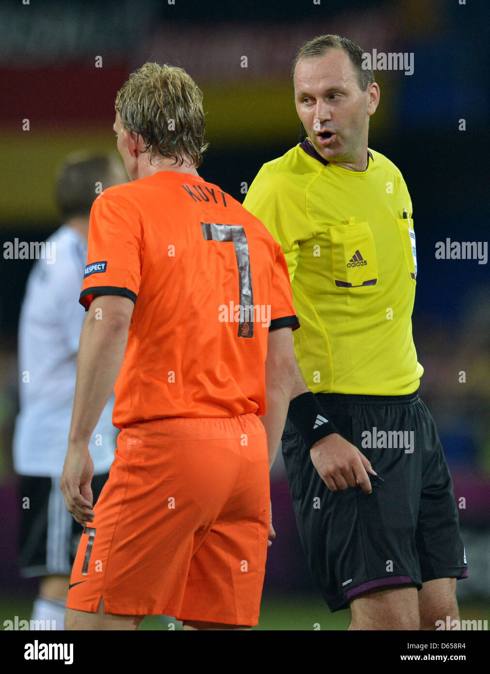Referee jonas eriksson during uefa hi res stock photography and