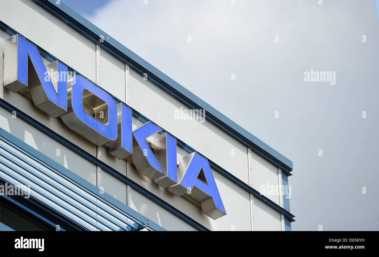 The research center of Nokia is pictured in Ulm, Germany, 14 June 2012. Nokia announced that the center with 700 employees will be closed in September 2012. Photo: STEFAN PUCHNER Stock Photo