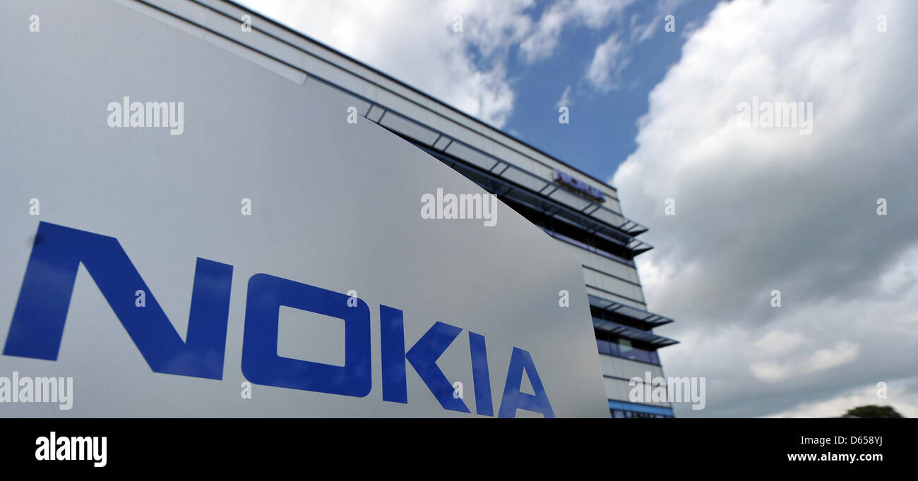 The research center of Nokia is pictured in Ulm, Germany, 14 June 2012. Nokia announced that the center with 700 employees will be closed in September 2012. Photo: STEFAN PUCHNER Stock Photo