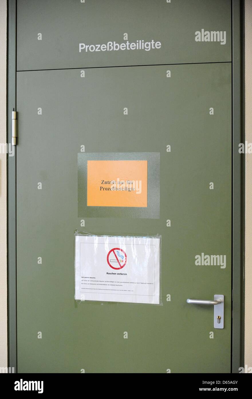 A Closed Door Leading To The Court Room 101 Of The Criminal