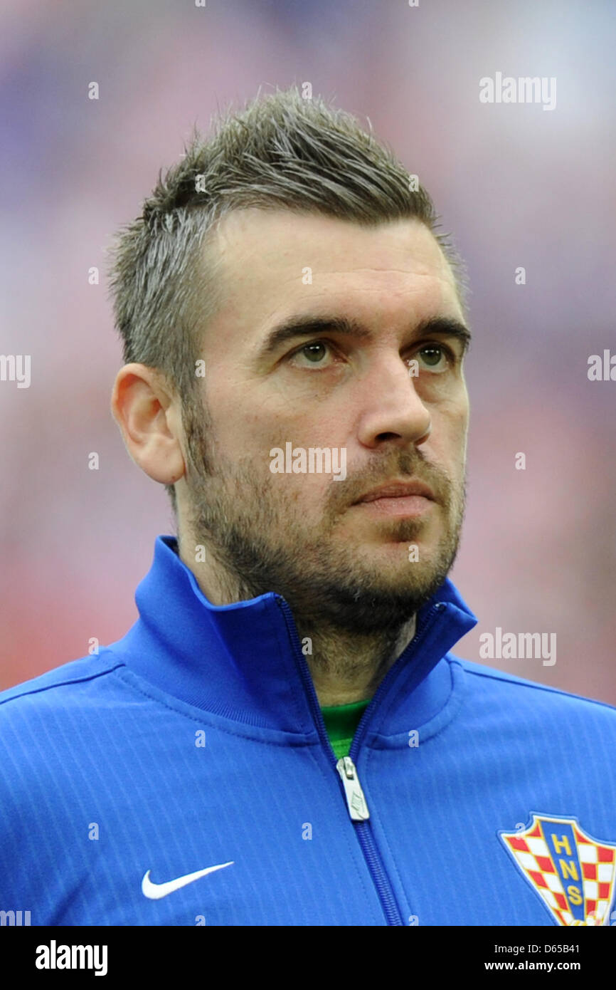 Croatia's Stipe Pletikosa pictured prior to the Euro 2012 group match between Italy and Croatia in the stadium in Poznan, Poland, 14 June 2012. Photo: Revierfoto Stock Photo