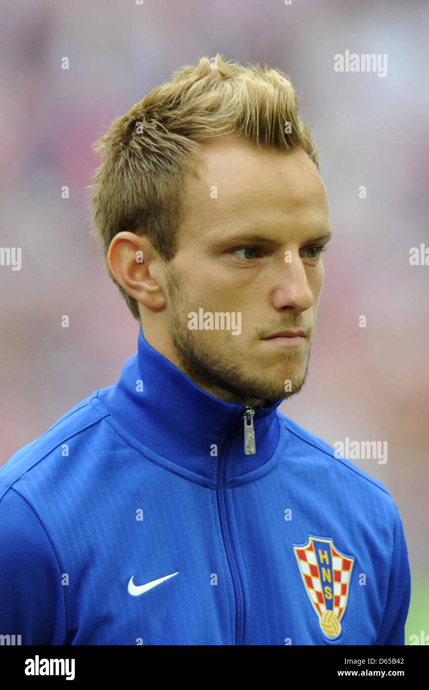 Croatia's Ivan Rakitic pictured prior to the Euro 2012 group match between Italy and Croatia in the stadium in Poznan, Poland, 14 June 2012. Photo: Revierfoto Stock Photo