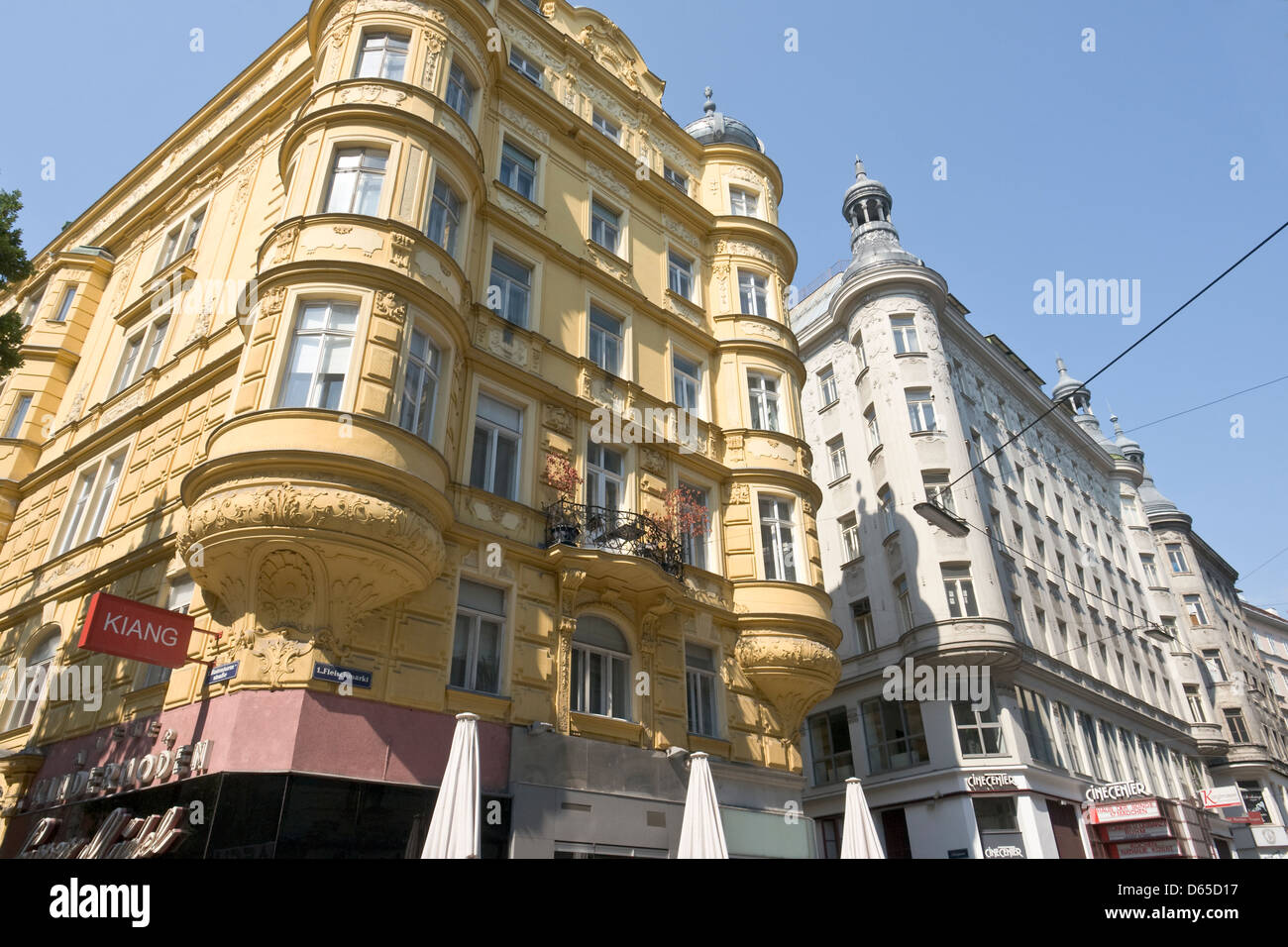 Luxury apartment buildings in Vienna Stock Photo Alamy