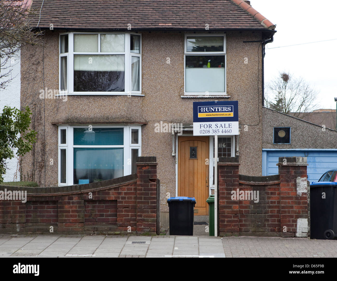 property for sale signs and boards in north west london bourough of