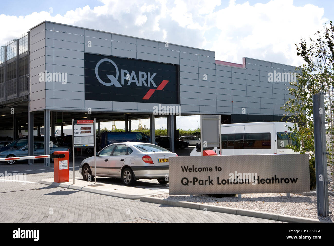 Q park car park Heathrow London England Stock Photo Alamy