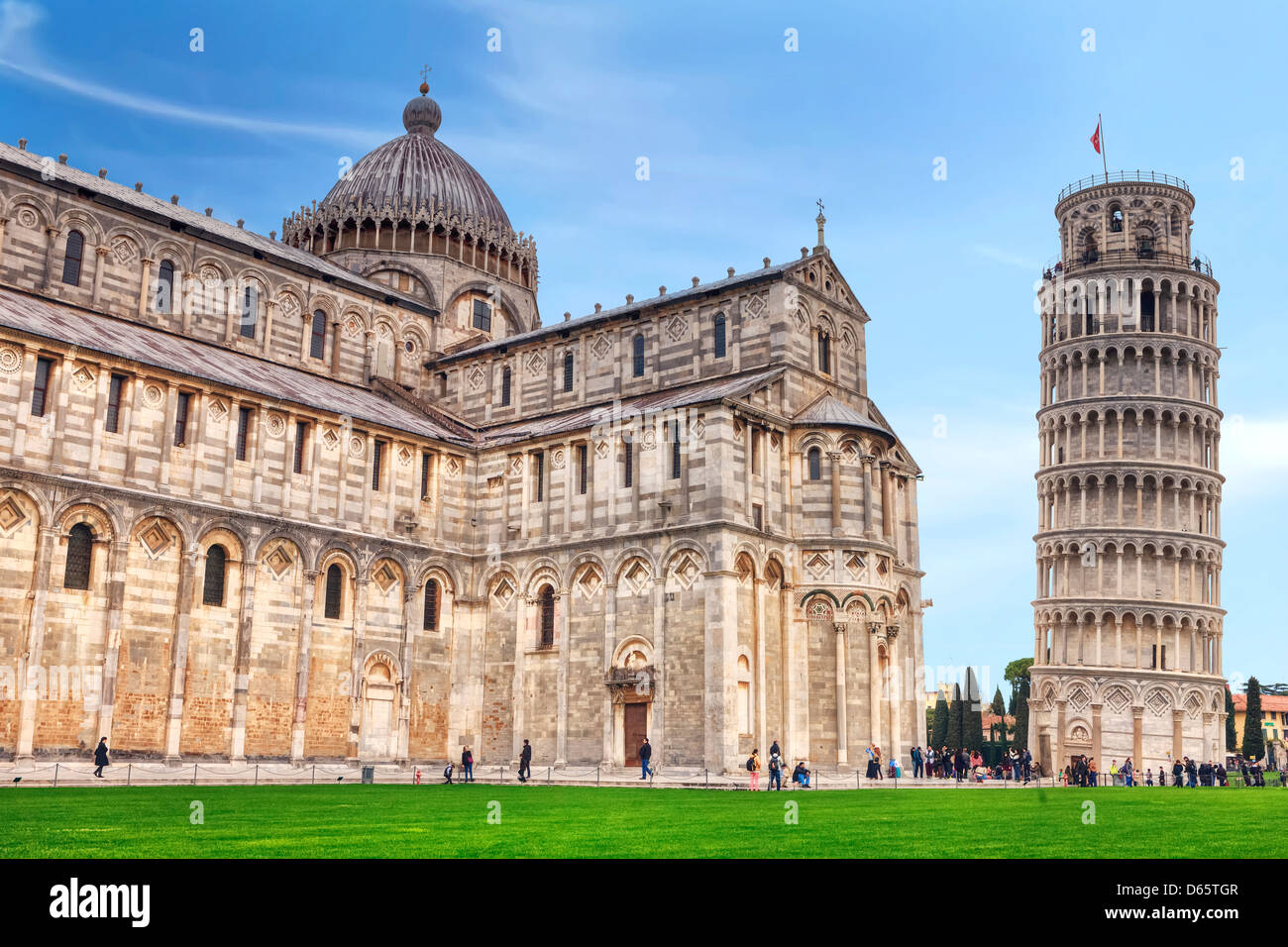 Pisa, Piazza dei Miracoli, Tuscany, Italy Stock Photo