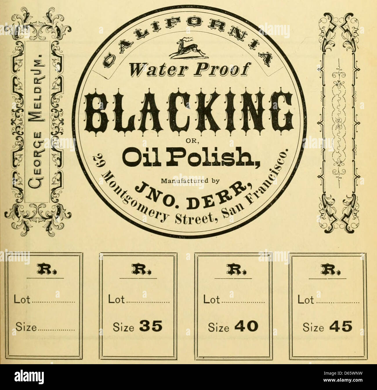 This image likely features a page from Harpel's Typograph, a ...