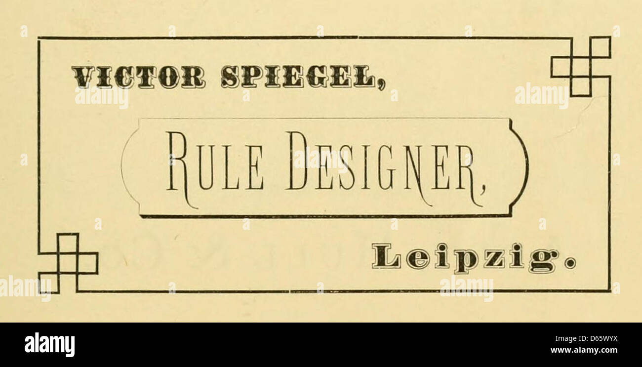 An illustration from 'Harpel's Typograph,' showcasing artistic ...