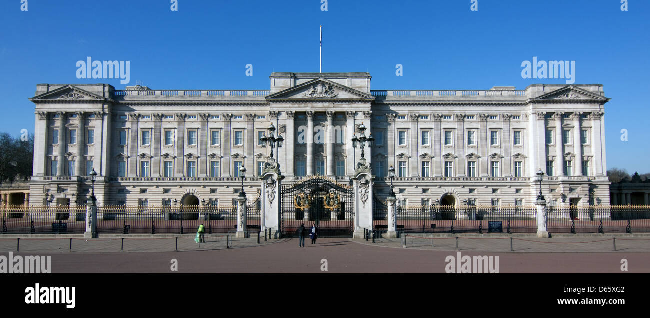 Buckingham Palace in London England Great Britain UK Stock Photo