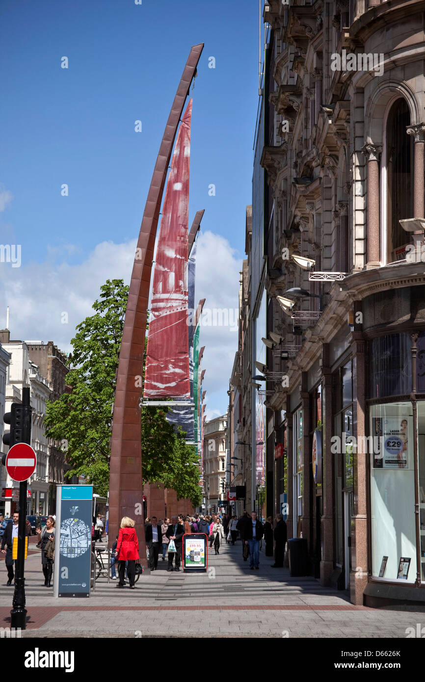 Donegall Place, Belfast, Northern Ireland, Shopping, Public Art