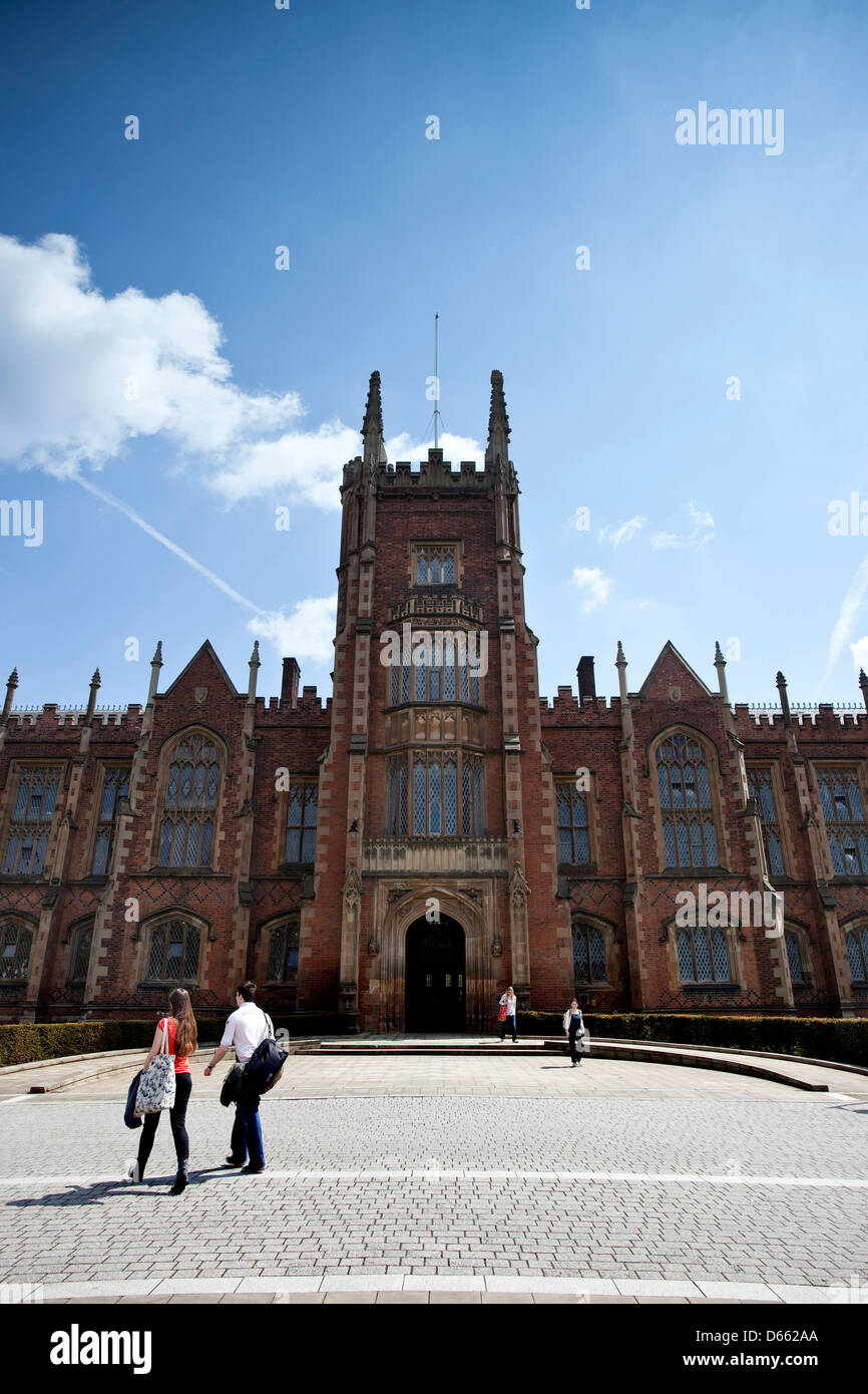 Queen's University Belfast, Northern Ireland Stock Photo